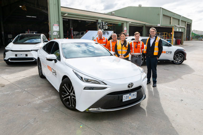 Cpb Contractors Adds Two Hydrogen Cars To The Fleet Fleet Ev News