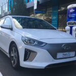 Hyundai IONIQ EV at NRMA charge station electric