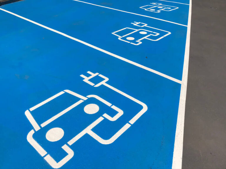 a parking spots for electric vehicles
