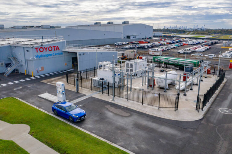 Hydrogen refuelling station in Melbourne Toyota