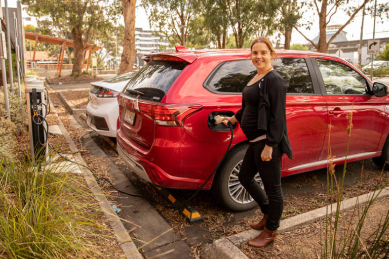 Moreland City council mayor-and-ev charge station