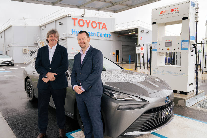 hydrogen fuel station Melbourne Toyota