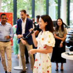 Origin EV event at BMW Sydney with Chau Le speaking