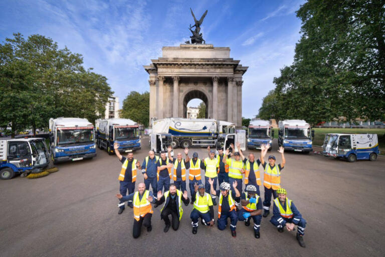 City of Westminster electric waste Trucks fleet