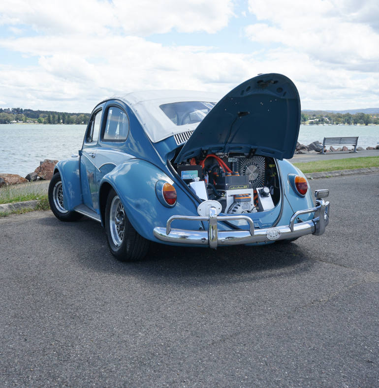 Australian EVS conversion kist for classic cars to EVs VW Beetle