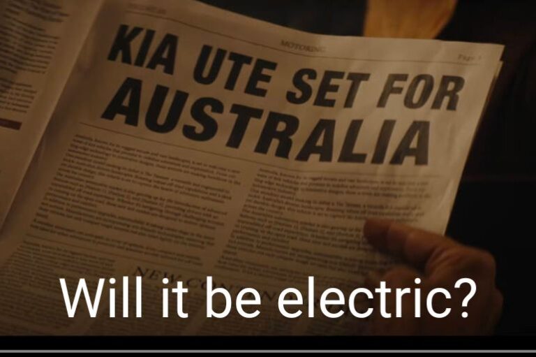 Will it be electric kia ute dual cab