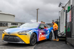NZ hydrogen refueller Coregas Toyota Mirai