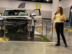 Dual cab PHEV ute after crash testing