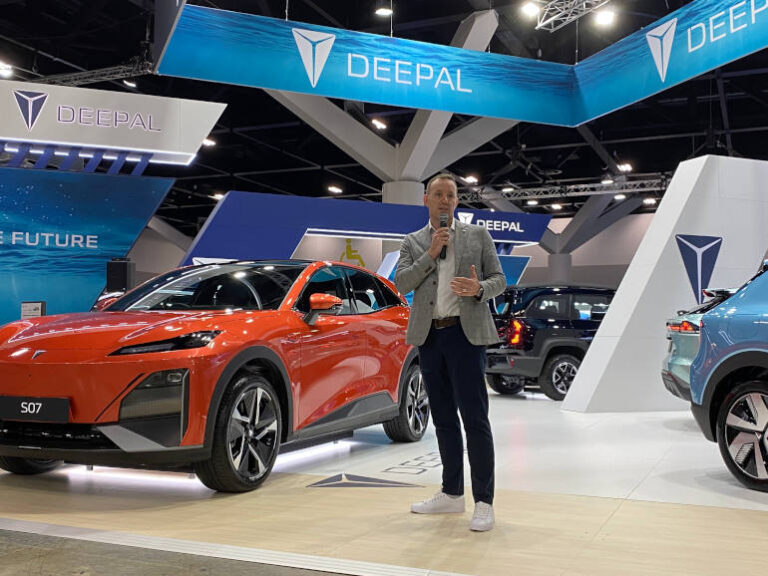 New EV brand Deepal at EV autoshow in Sydney