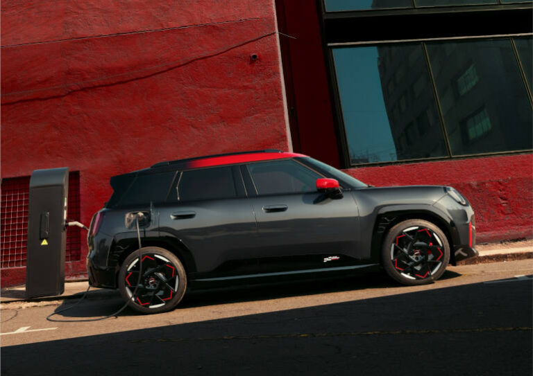 2025 Mini John Cooper Works EV being charged