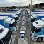 large scale electric truck charging