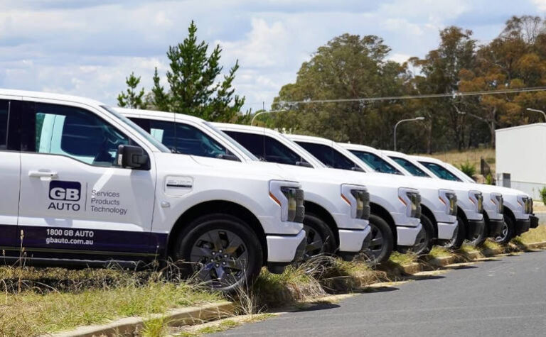 electric dual cab fleet ute