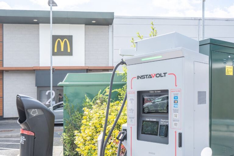 public electric vehicle charging hub