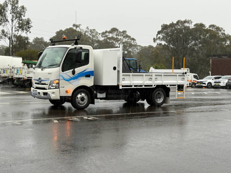 emissions reducing fleet truck