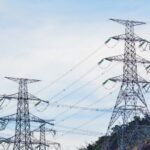 electricity grid overhead power cables