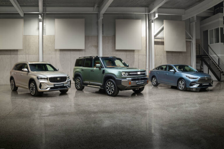 Geely Reveals Three Electrified Models for Australia
